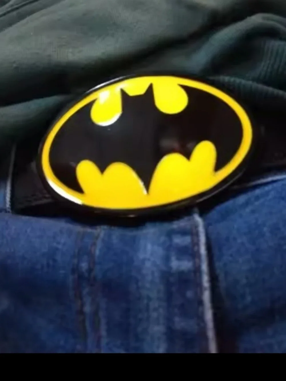 New Batman Oval Belt Buckle 3.93